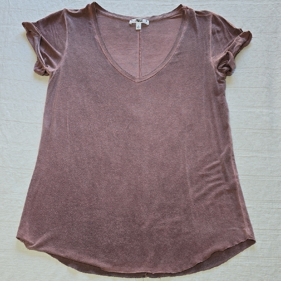 PAIGE "Charlie" V-Neck T-shirt - Picture 2 of 11